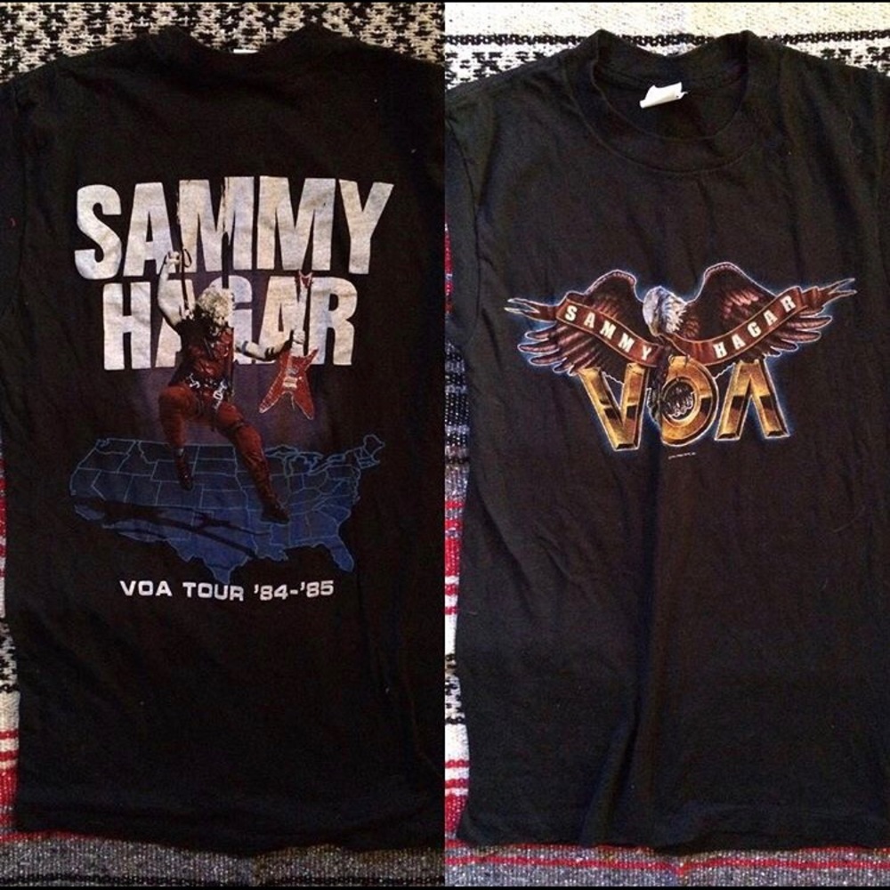 Vintage Sammy Hagar muscle tee Small